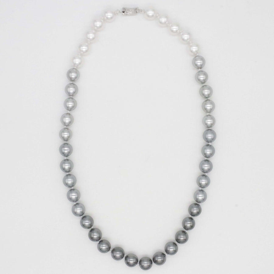 Progressive Color Shell Pearl Necklace