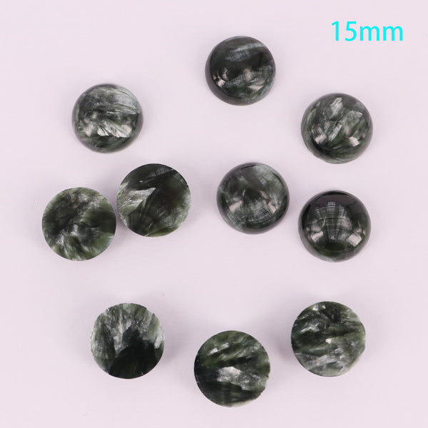 Full Size Of Natural Seraphinite Round Cabochon Price For 10 PCS