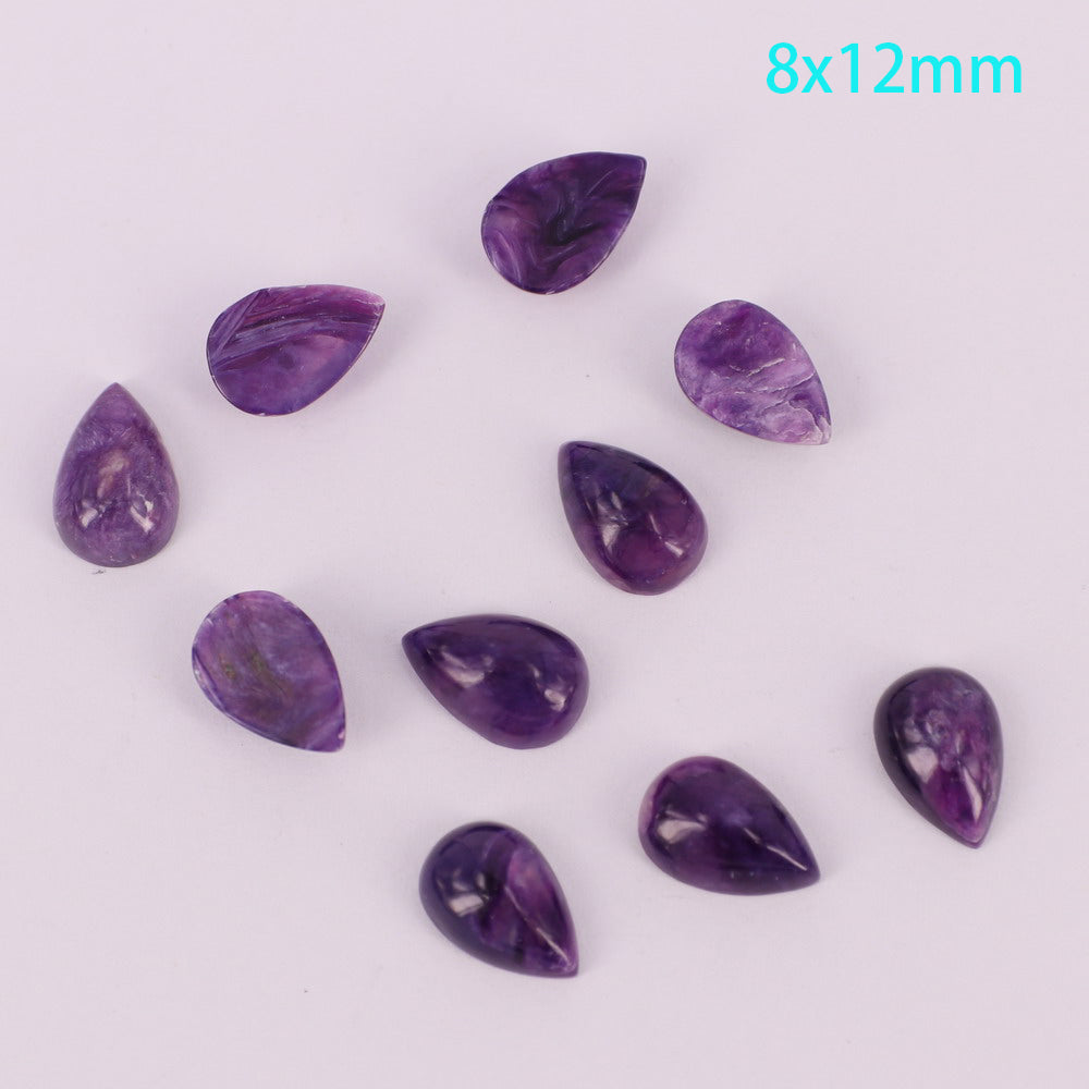 Full Size Of Natural Charoite Drop Shape Cabochon Price For 10 PCS