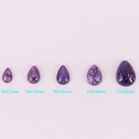 Full Size Of Natural Charoite Drop Shape Cacochon Price For 10 PCS