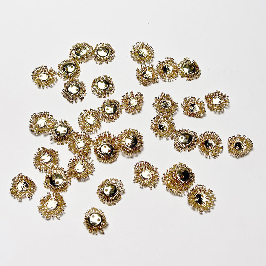 All Kinds Of Brass Bell Stoppers With Gold Plated For Jewelry Making And Design