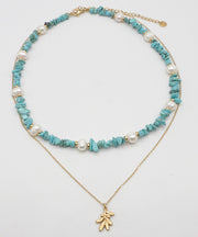 Gemstone Beads Necklace Exotic Charming Attractive Price For 5 PCS GNK006