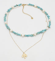 Gemstone Beads Necklace Exotic Charming Attractive Price For 5 PCS GNK007