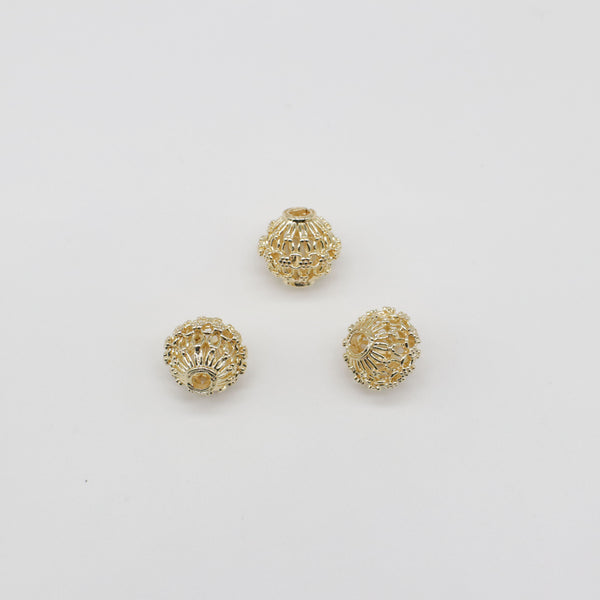 15mm Brass Beads For Jewelry Finding