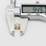 Grânulo de bronze do espaçador de 4-5-6-7-8-10 milímetros com teste padrão para o projeto da joia