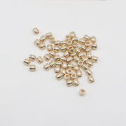 4-5-6-7-8-10 MM Brass Spacer Bead With Pattern For Jewelry Design
