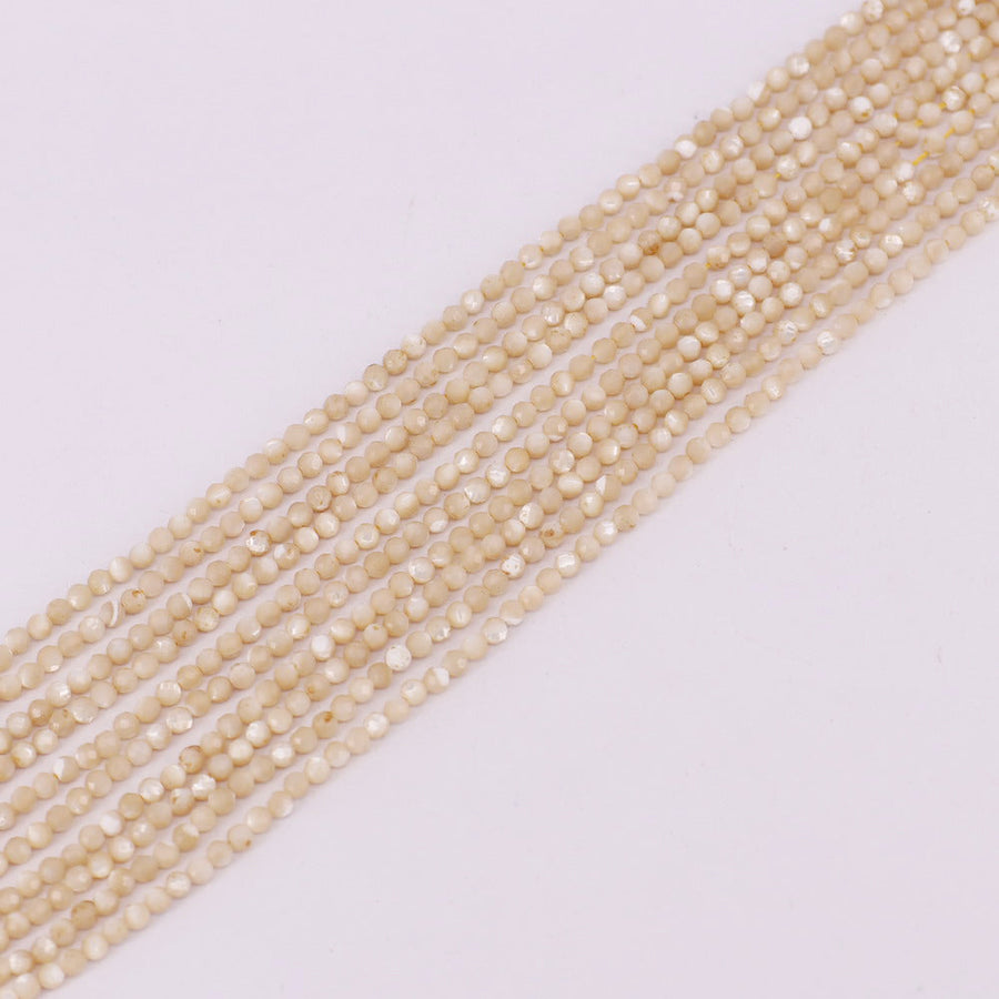 4 MM Round Natural Stone Beads Faceted For Jewelry Design Material Earring Necklace Bracelet Choker Spring Summer Style Price For 5 Strands
