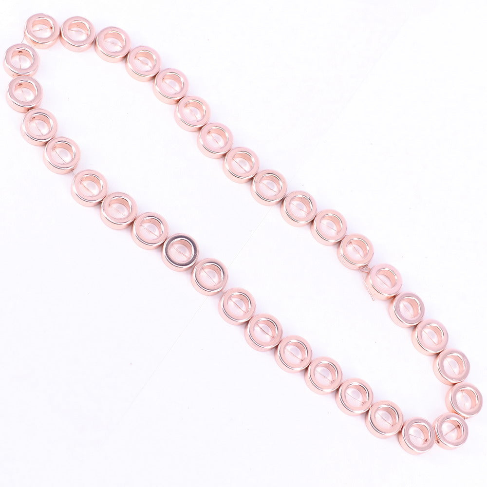12 MM Round Circle Hemitate Beads For Jewelry Material Price For 5 Strands