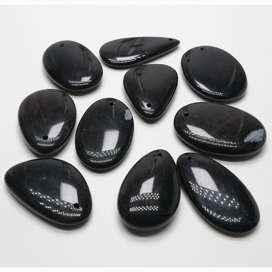Todos os tipos de pingentes de pedra natural em formato irregular para colar design estilo livre gota de água dentes ovais preço por 10 peças