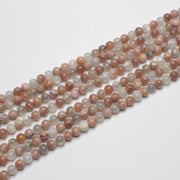 Colorful Moon Stone Round Strand Beads In 6mm And 8mm