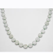 China Hetian Jade Roudel Beads Tooth Form Necklace Stand
