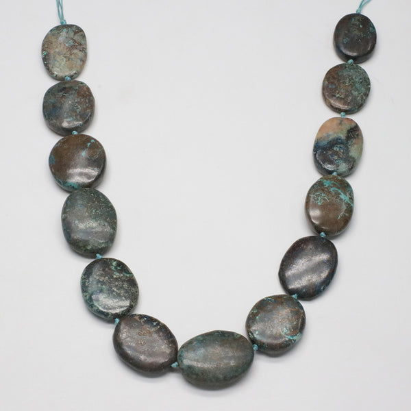 Phoenix Turquoise Oval And Drop Necklace Strand