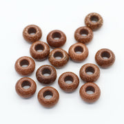 8x14 MM Roundel Stone Beads Big Hole in 6 MM Price For 10 PCS