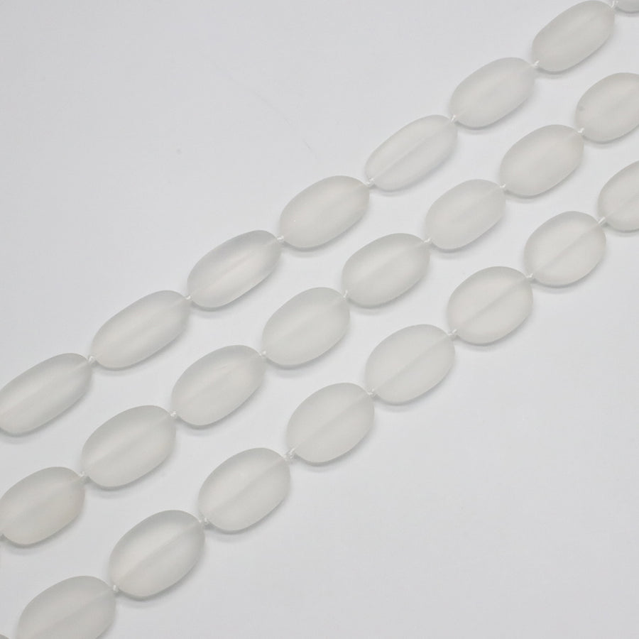 Frosted Crystal Oval Strand