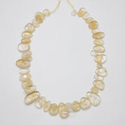 Natural Citrine Polished Strand In Spcial Shaped