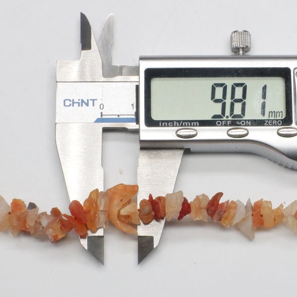 Black Tourmaline Cyanite Fire Opal Crystal Tooth Raw Strand