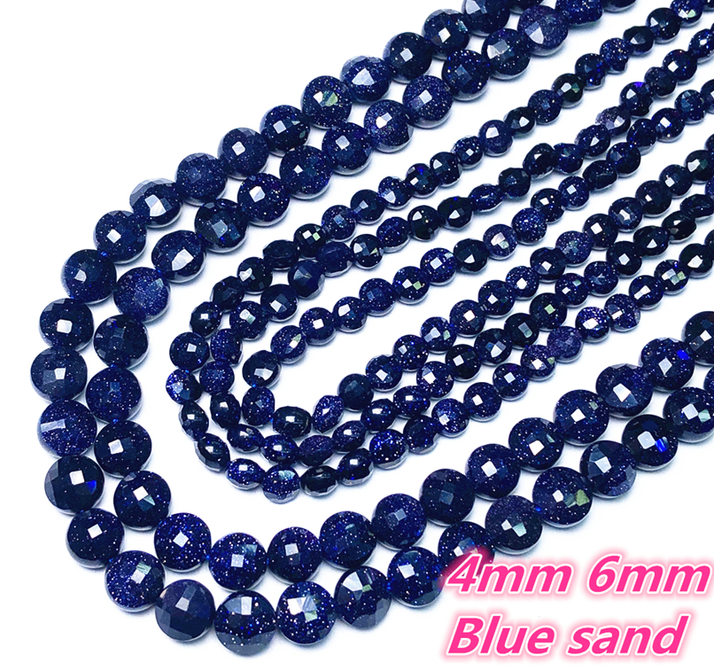 4 MM Natural Stone Faceted Coin Strands Price For 5 Strands