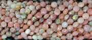 Faceted Coin Of Natural Stones 8 MM Ocean Jasper Plum Jade Moss Agate China Jade: our price is for per 5 strands