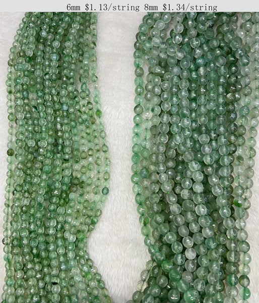 Brins de perles d'agate multicolores à facettes