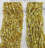 Fili di perle di agata multi colore sfaccettate