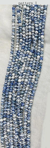 Faceted Straped Agate Beads Strands: our price is for per 5 strands