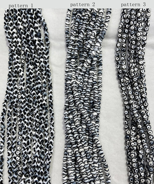 Faceted Straped Agate Beads Strands: our price is for per 5 strands