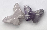 Pingentes em formato de borboleta de pedra natural
