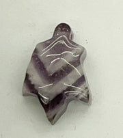 Pingentes em formato de folha de bordo de pedra natural