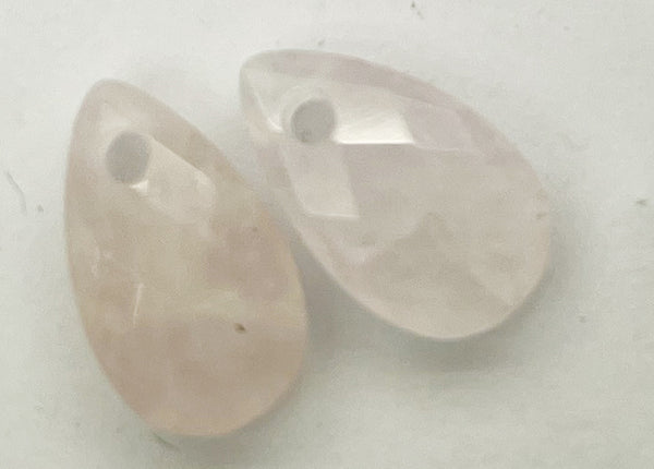 Natural Stone Drop Faceted Pendants