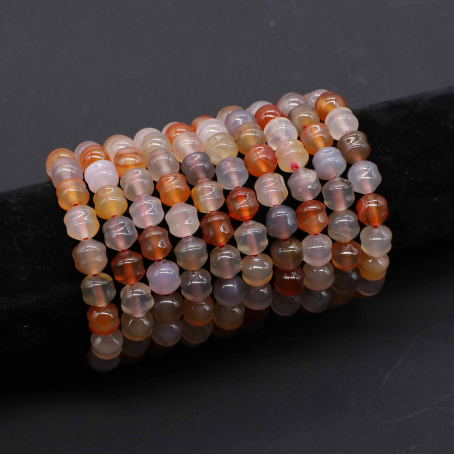 10 MM Agate Mix Color Beads Stretch Bracelet Friend Gift Graduation Souvenir