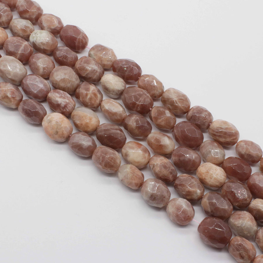 Unfinished Irregular Faceted Gemstone Necklace Beads Jewelry Design Fitting Accessories Decoration
