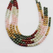 Pedras preciosas regulares 6mm 8mm 10mm HeTian Jade Beads Jóias Design Acessórios de montagem Preço para 5 fios