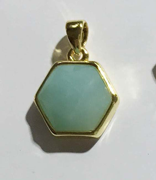 Pendants And Connectors Of Natural Blue Amazonite Price For 10 PCS
