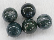 Pendentif de perles de pierre rondes