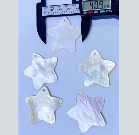 MOP Star Pendants For Necklace And Earring Price For 5 PCS