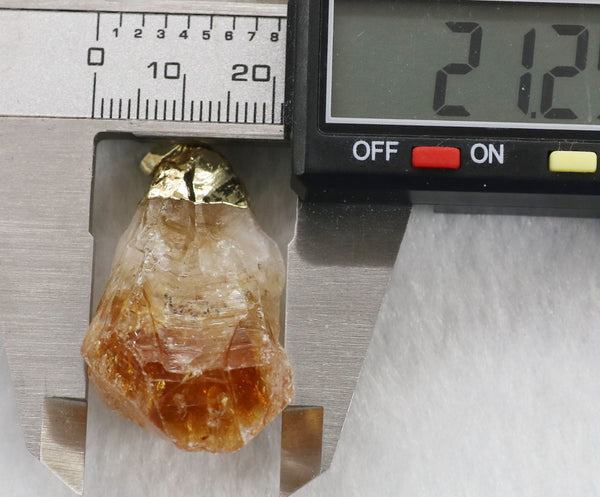 Pendant Of Natural Stone Yellow Citrine Price For 10 PCS