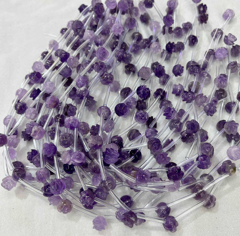 Flowers Of Natural Stones Amethyst Attractting For Necklaces Bracelets Earrings