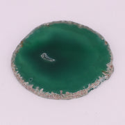 Lajes de ágata coloridas 50-60 mm de diâmetro 4-5 mm de espessura pingente de jóias material de decoração