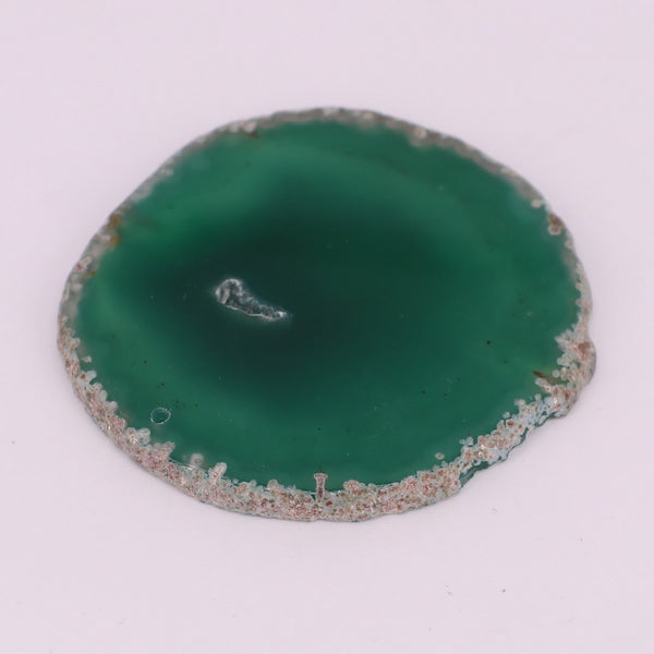 Lastre di agata colorate 50-60 mm di diametro 4-5 mm di spessore. Materiale decorativo per ciondolo gioielli