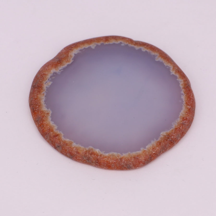 Colorful Agate Slabs 50-60mm Diameter  4-5mm Thickness Jewelry Pendant Decoration Material