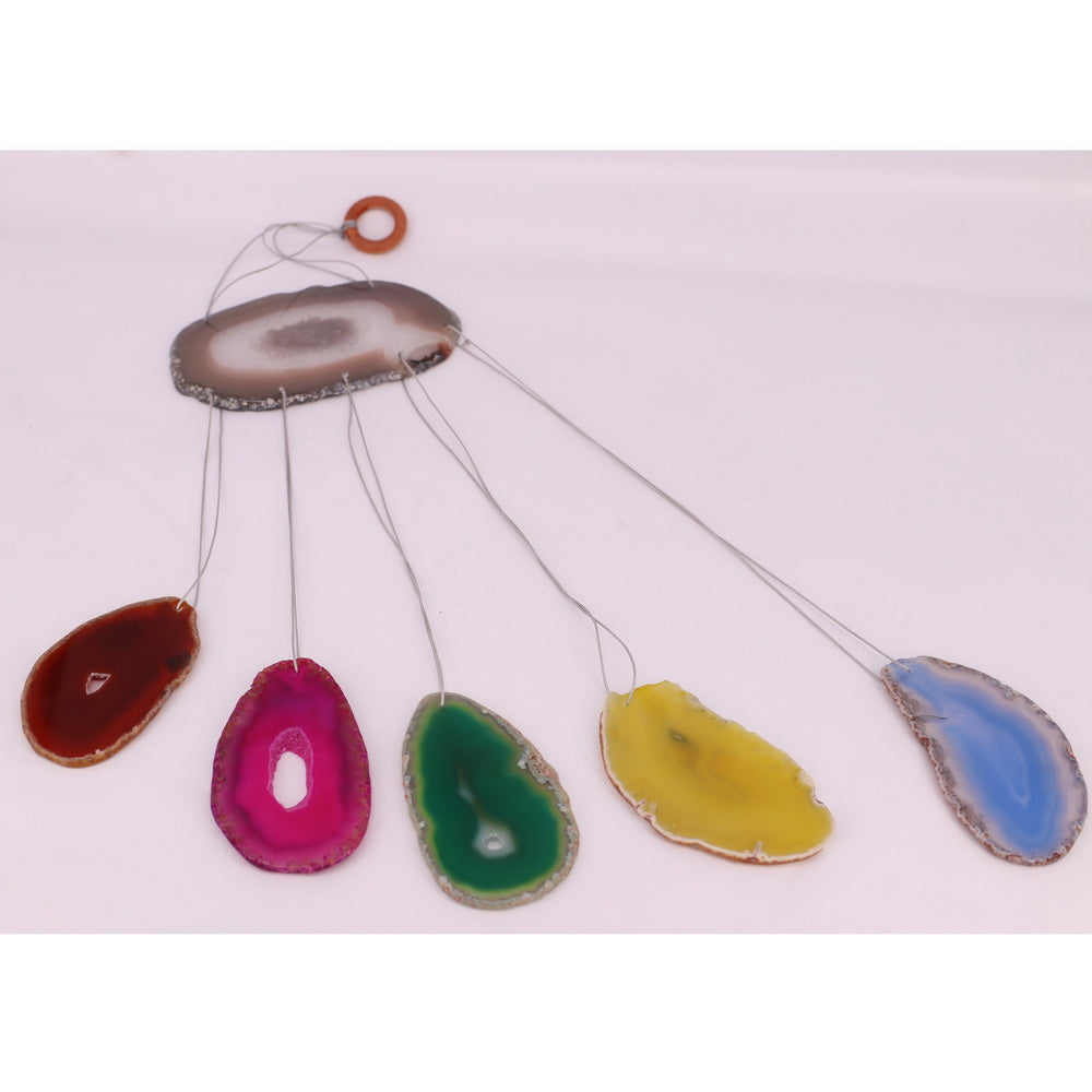 Aeolian Bell Door Bell  Colorful Agate bell House Decoration