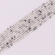 2 MM Round Natural Stone Beads Faceted For Jewelry Design Material Price For 5 Strands