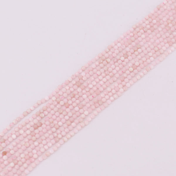 2 MM Round Natural Stone Beads Faceted Price Of 5 Strands For Jewelry Design Material Earring Necklace Bracelet Choker West European Style: price for per 5 strands