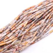 4X13 MM Cylinder Column Roud Tube  Natural Stone Jewelry Making Material DIY Design Loose Beads: price for per 5 strands