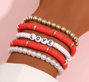 Fantasy Summer Style Polymer Bracelet Price For 5 pcs