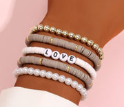 Fantasy Summer Style Polymer Bracelet Price For 5 pcs