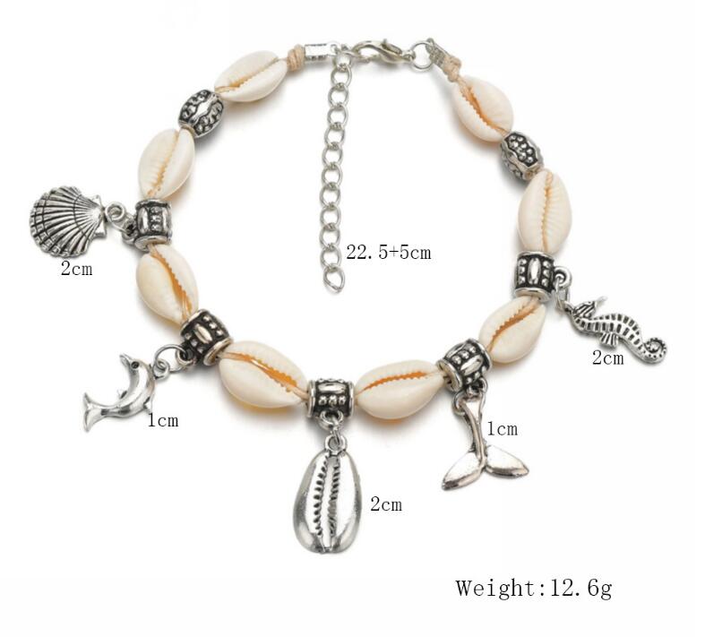 Attracting Nice Shell Bracelet Anklet Price For 5 PCS
