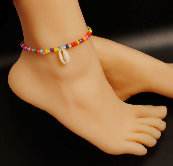 Multi Color Bohemia Style Anklet Price For 5 PCS