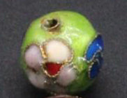 Perles d'émail multicolores