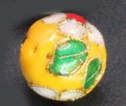 Perles d'émail multicolores